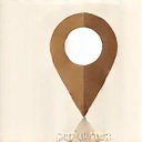 Pictogramă de locație minimalistă.